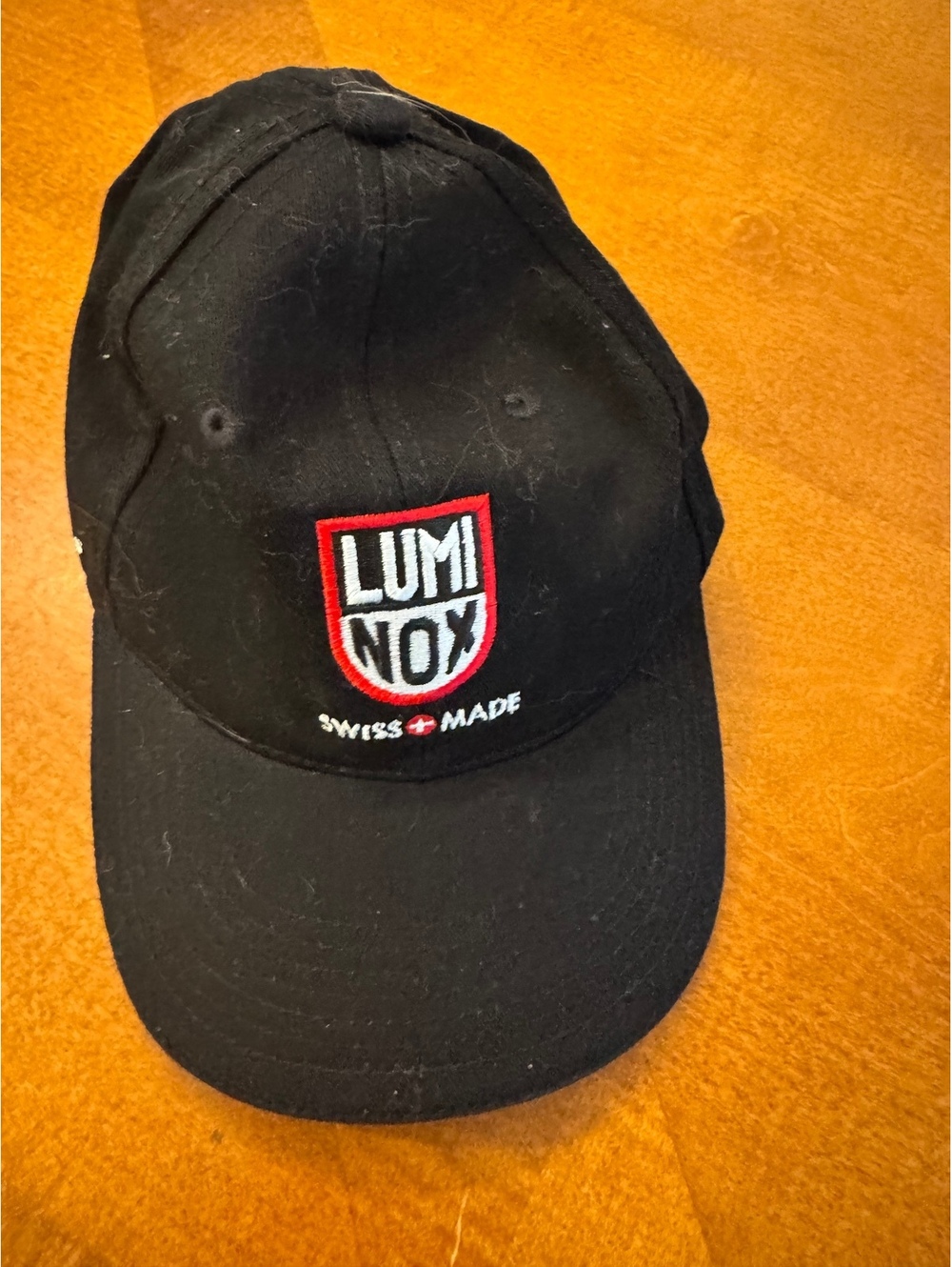 Luminox Black Cotton Baseball Cap with Embroidered Logo 390